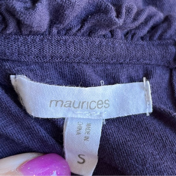 •Maurice’s• Short Sleeved Ruffled Knit Dress - Size Small - Picture 2 of 8